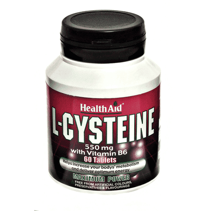 L-Cysteine 550mg with Vitamin B6  60s