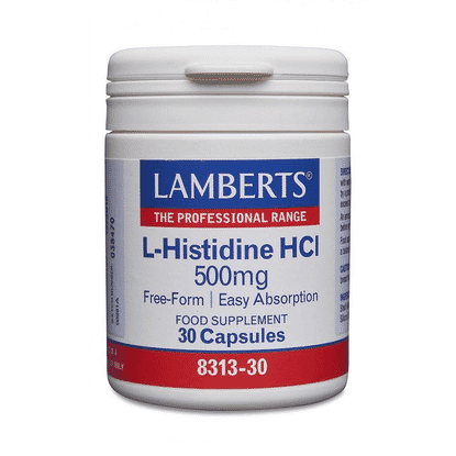L-Histidine HCL 500mg 30s