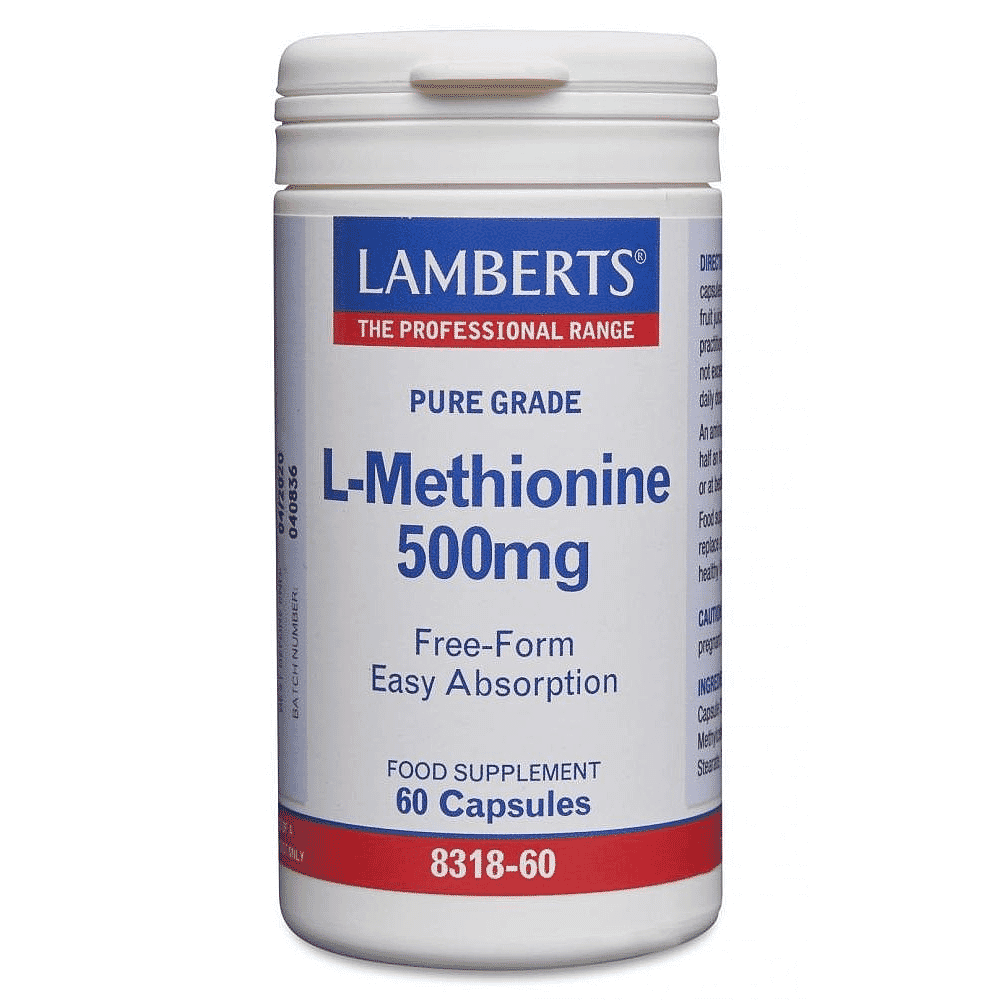 L-Methionine 500mg 60s