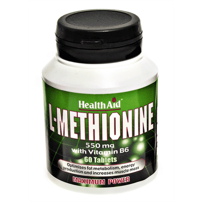 L-Methionine 550mg with Vitamin B6  60s