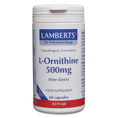 L-Ornithine HCL 500mg 60s