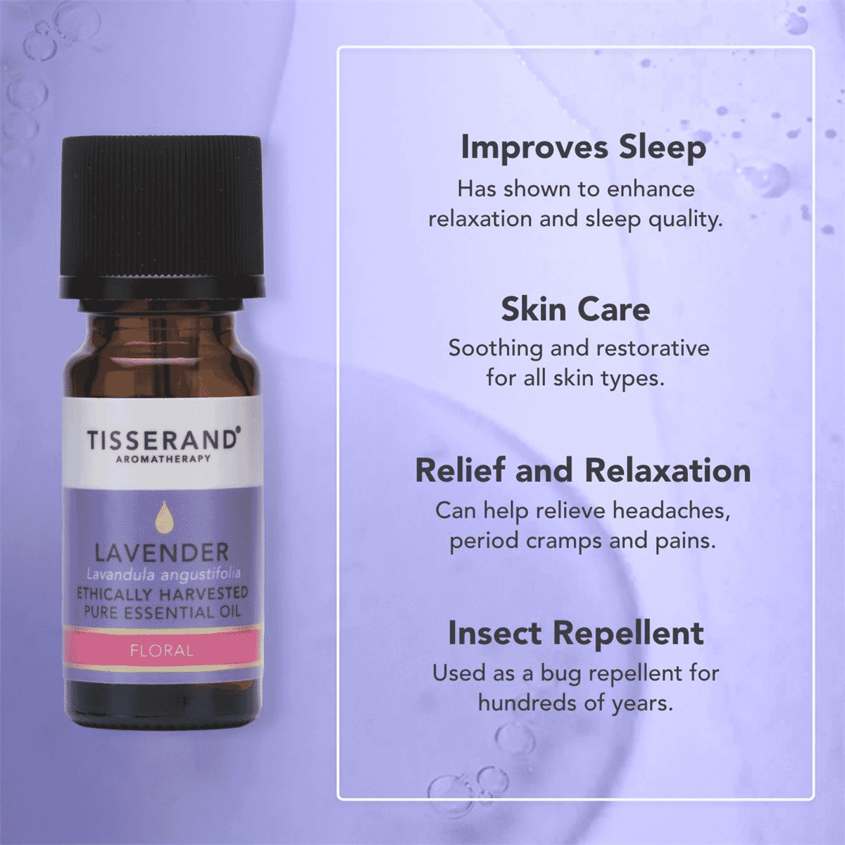 Lavender Ethically Harvested Pure Essential Oil 20ml