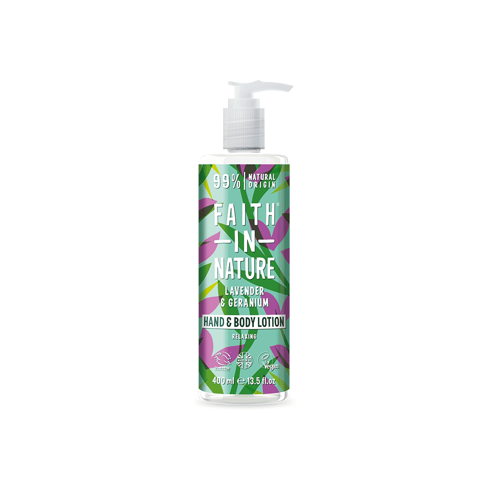 Lavender & Geranium Hand & Body Lotion (Relaxing) 400ml