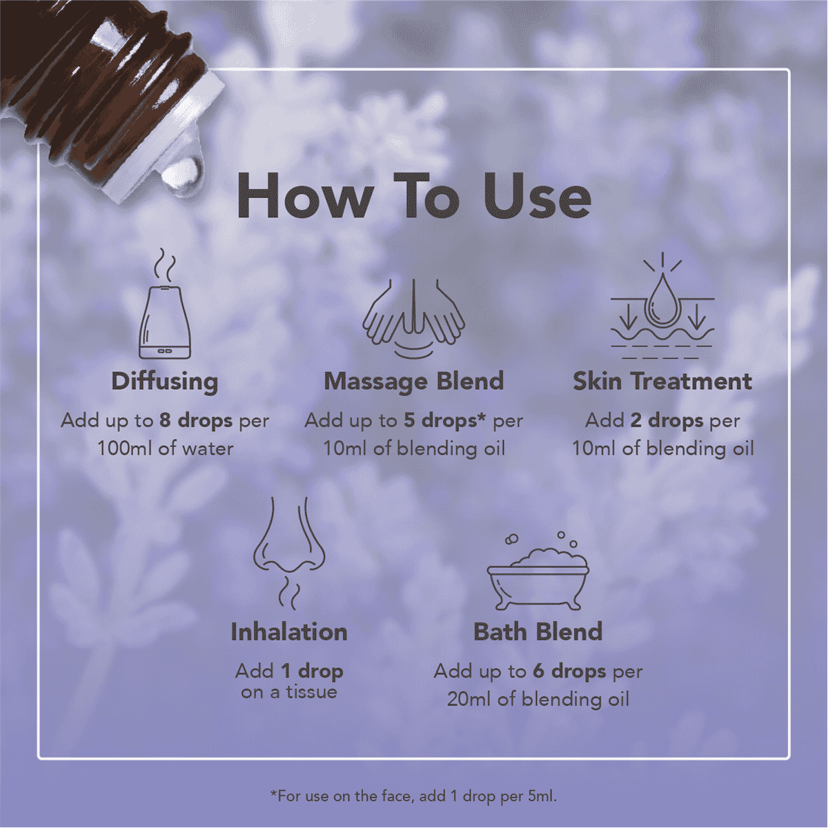 Lavender Organic Pure Essential Oil 9ml