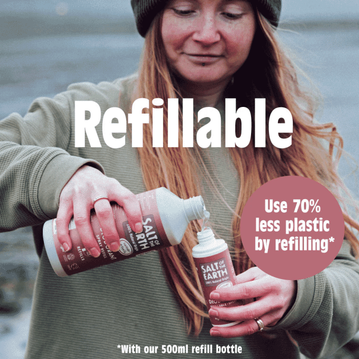 Lavender & Vanilla Deodorant Refillable Spray 100ml