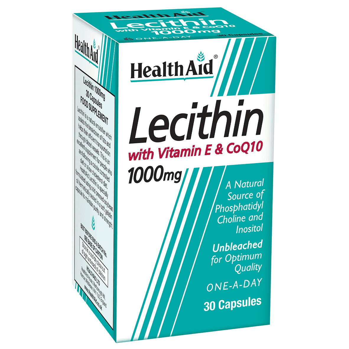 Lecithin with Vitamin E & CoQ10 1000mg  30s
