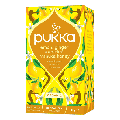 Lemon, Ginger & A Touch Of Manuka Honey Herbal Tea
