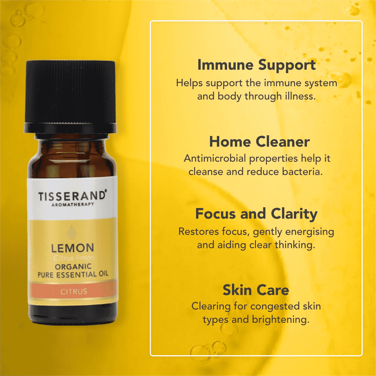 Lemon Organic Pure Essential Oil 9ml