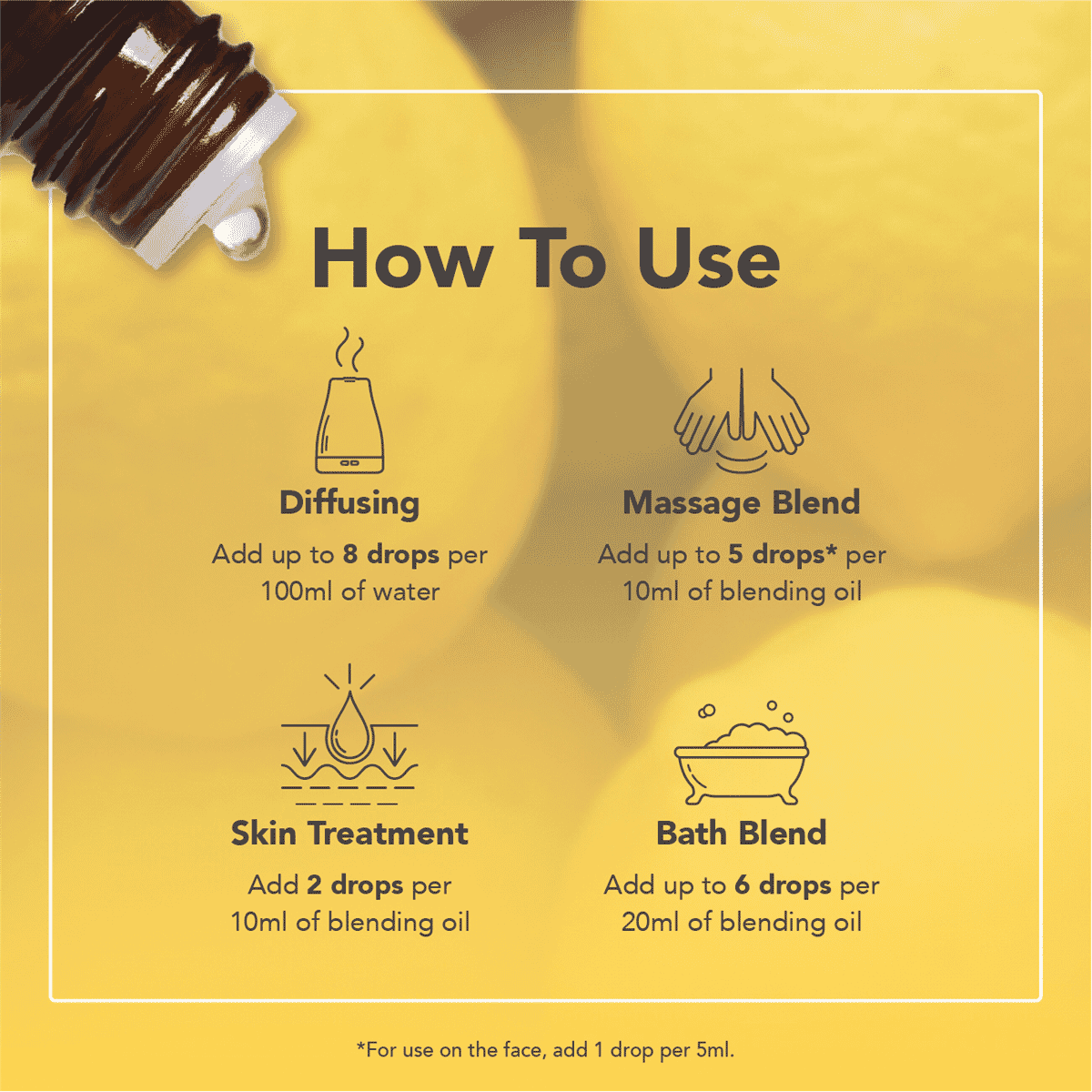 Lemon Organic Pure Essential Oil 9ml