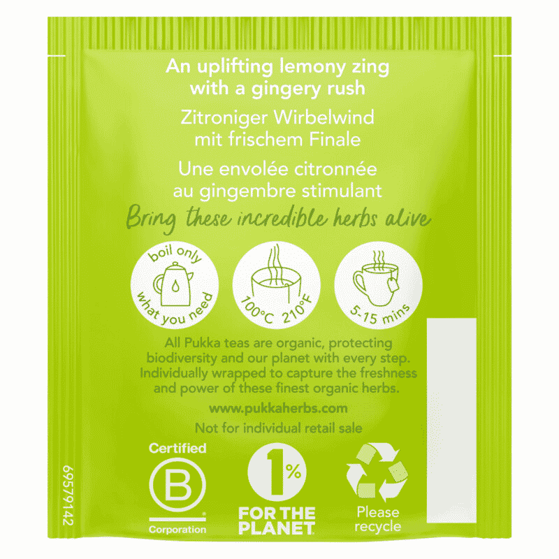 Lemongrass & Ginger Tea 20 Sachets