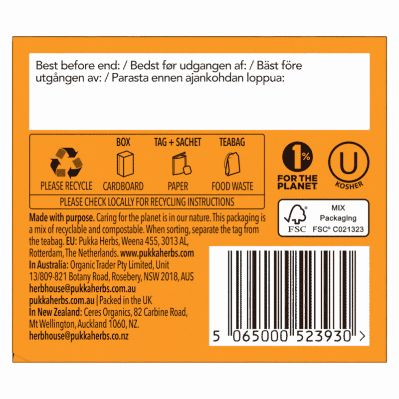 Licorice & Cinnamon Tea 20 Sachets