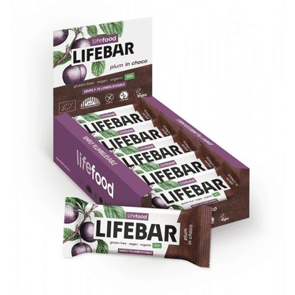 Lifebar Plum in Choco 15x40g CASE