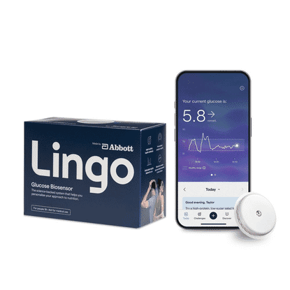 Lingo Continuous Glucose Monitor 2-week CGM