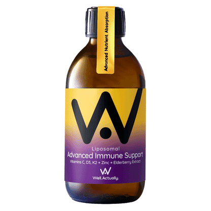 Liposomal Advanced Immune Support - Vitamins C, D3, K2 + Zinc + Elderberry Extract 250ml