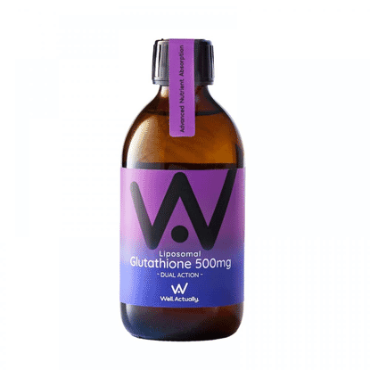 Liposomal Glutathione 500mg Dual Action Blueberry Flavour 250ml