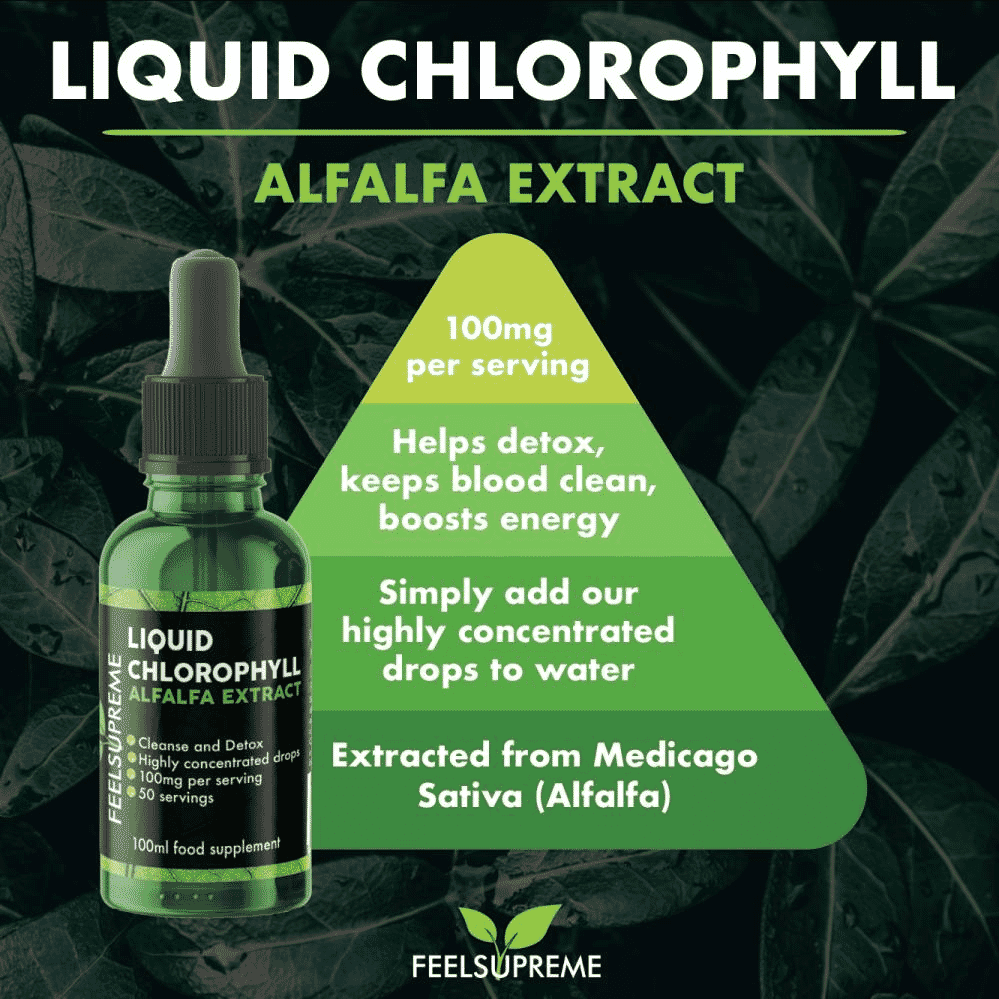 Liposomal Liquid Chlorophyll  Alfalfa Extract 100ml