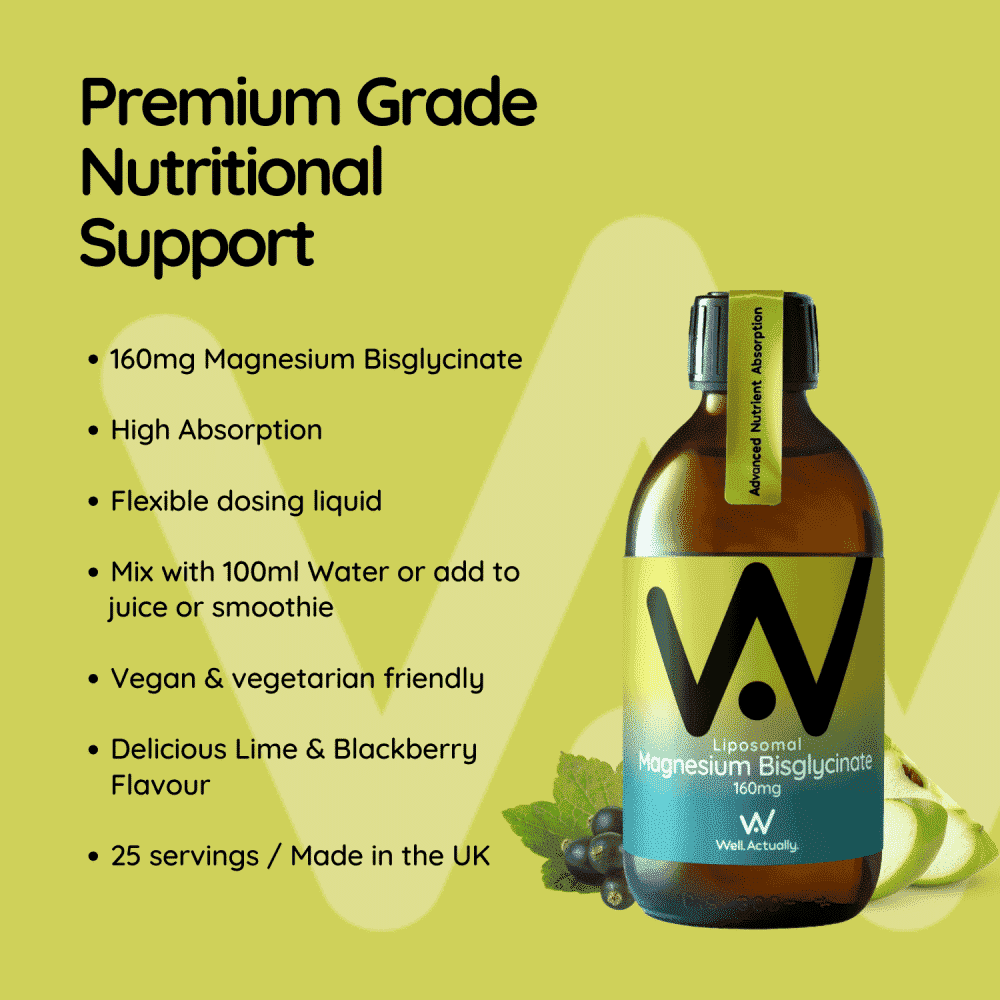 Liposomal Magnesium Glycinate Apple Twist Flavour 250ml