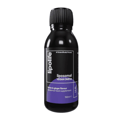 Liposomal Vegan Omega Lemon & Ginger Flavour 150ml