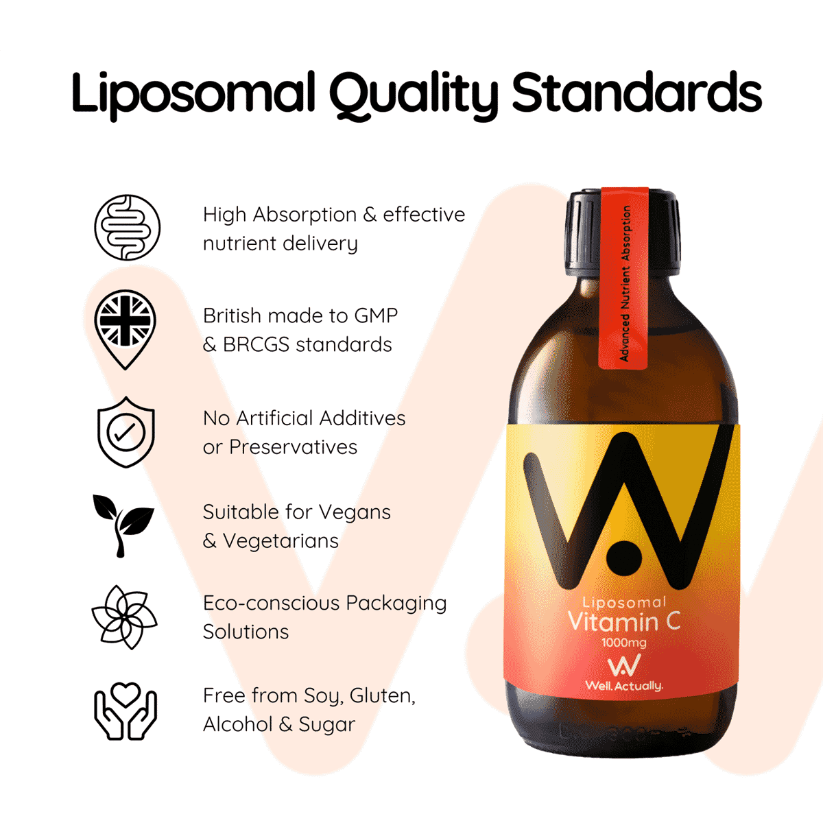 Liposomal Vitamin C 1000mg Fruit Fusion Flavour 250ml