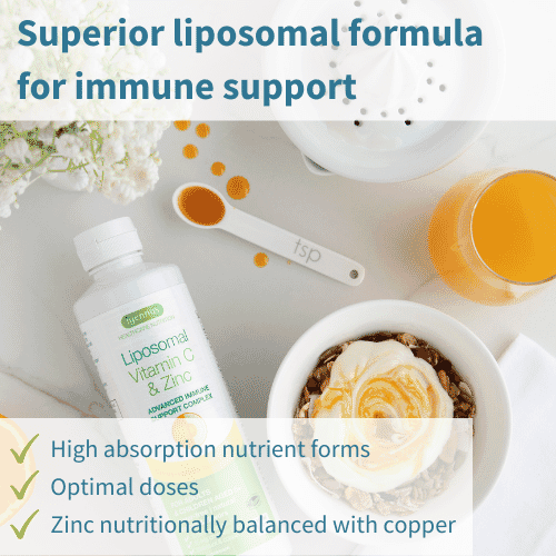 Liposomal Vitamin C 1000mg & Zinc 450ml