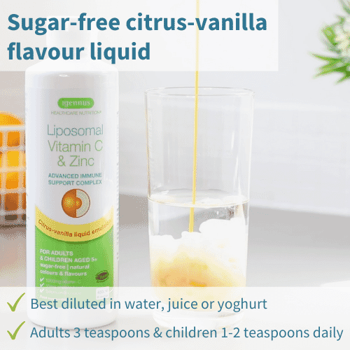 Liposomal Vitamin C 1000mg & Zinc 450ml