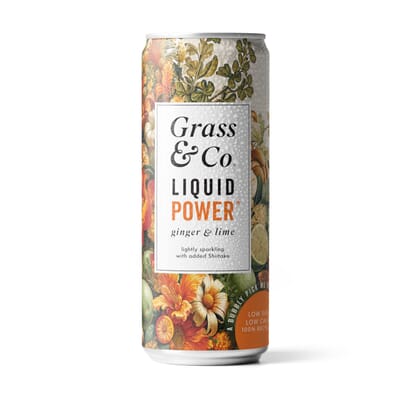 Liquid POWER Ginger & Lime with Shiitake Nootropic Drink 250ml