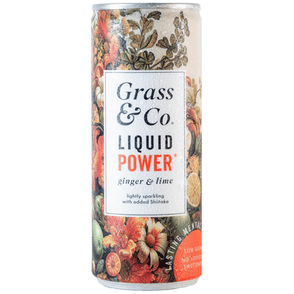 Liquid POWER Ginger & Lime with Shiitake Nootropic Drink 250ml