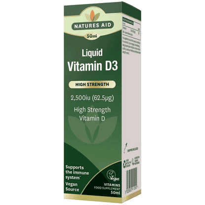 Liquid Vitamin D3 (High Strength) 2,500iu 50ml