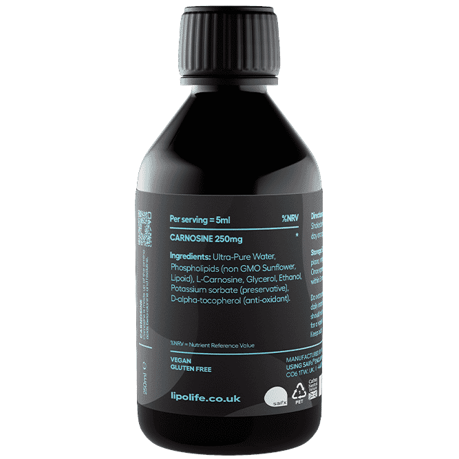 LLC1 Carnosine Unflavoured 240ml (Liposomal)