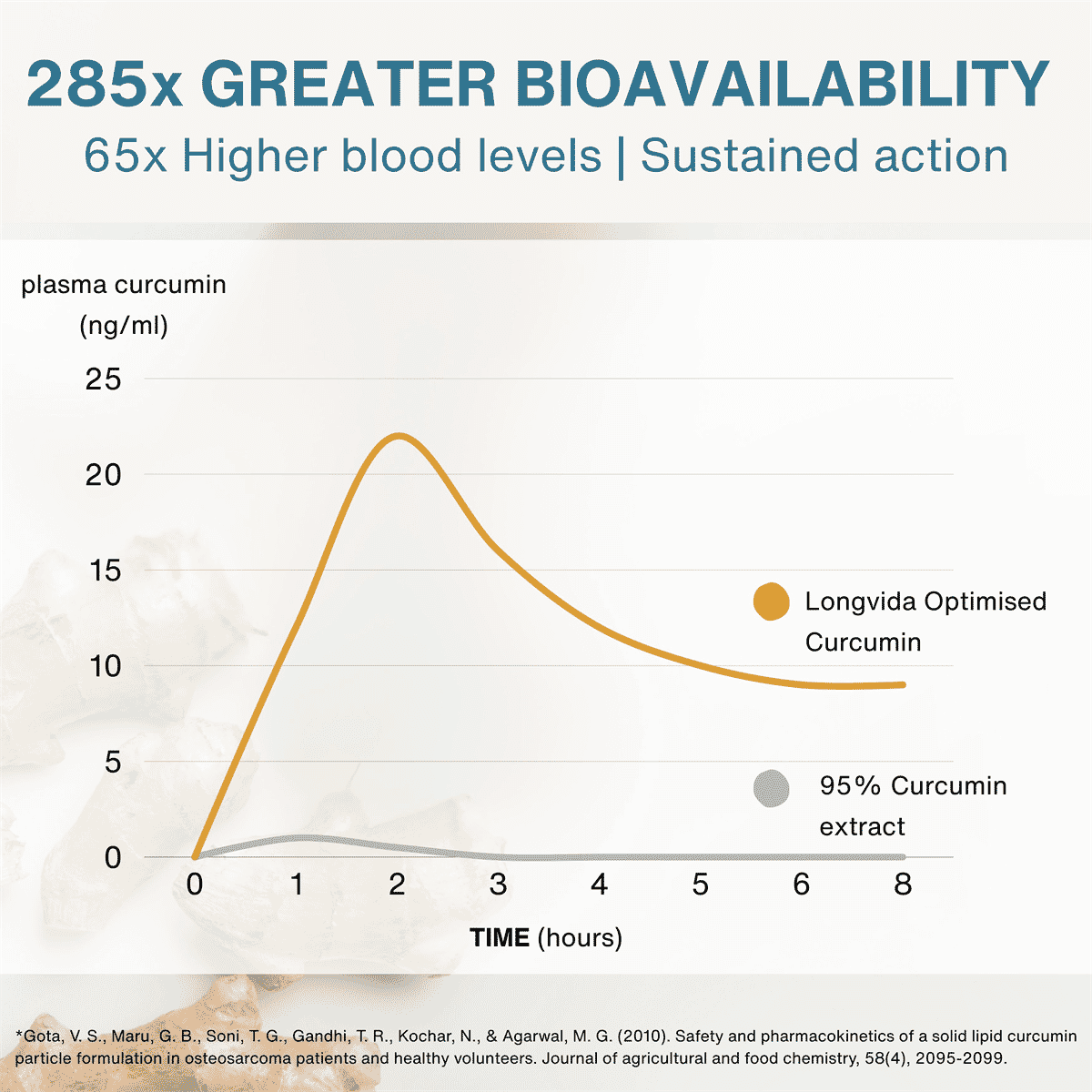 Longvida Optimised Curcumin 500mg 90s