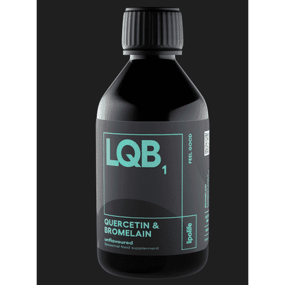 LQB1 Quercetin & Bromelain Unflavoured 240ml (Liposomal)