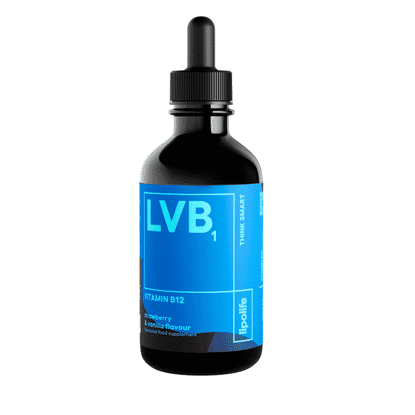 LVB1 Vitamin B12 Strawberry & Vanilla Flavour 60ml (Liposomal)