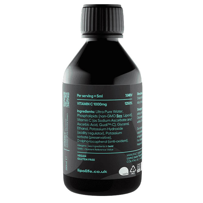 LVC1 Vitamin C Unflavoured 240ml (Liposomal)