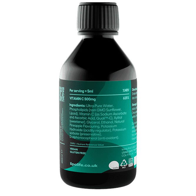 LVC4 Vitamin C Pineapple Flavour 240ml (Liposomal)