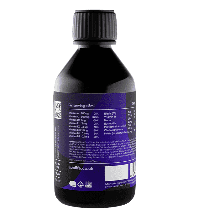 LVC5 Multivitamin Strawberry & Lemon Flavour 240ml (Liposomal)
