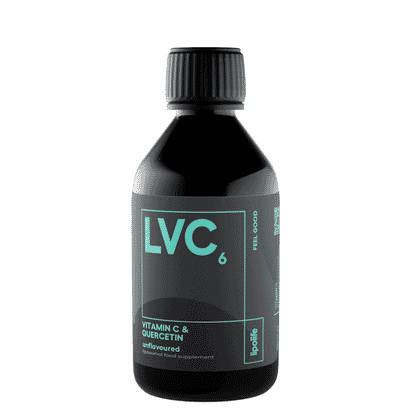 LVC6 Vitamin C & Quercetin Unflavoured 240ml (Liposomal)