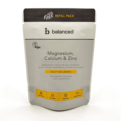 Magnesium, Calcium & Zinc 60s Refill Pack