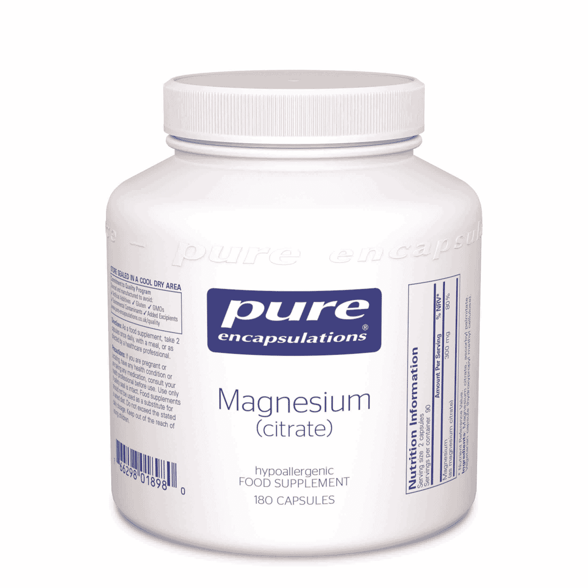 Magnesium Citrate 180s