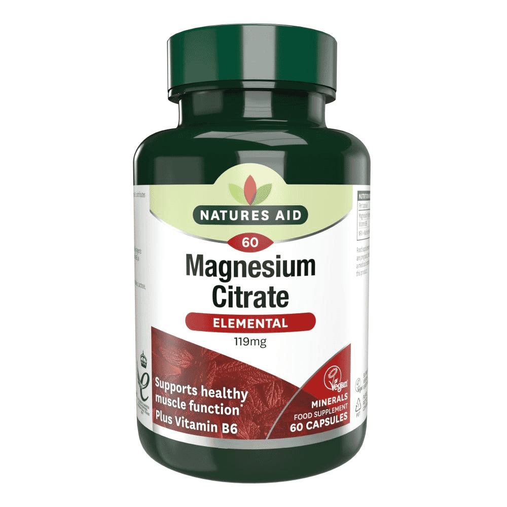 Magnesium Citrate (Elemental) 119mg 60s
