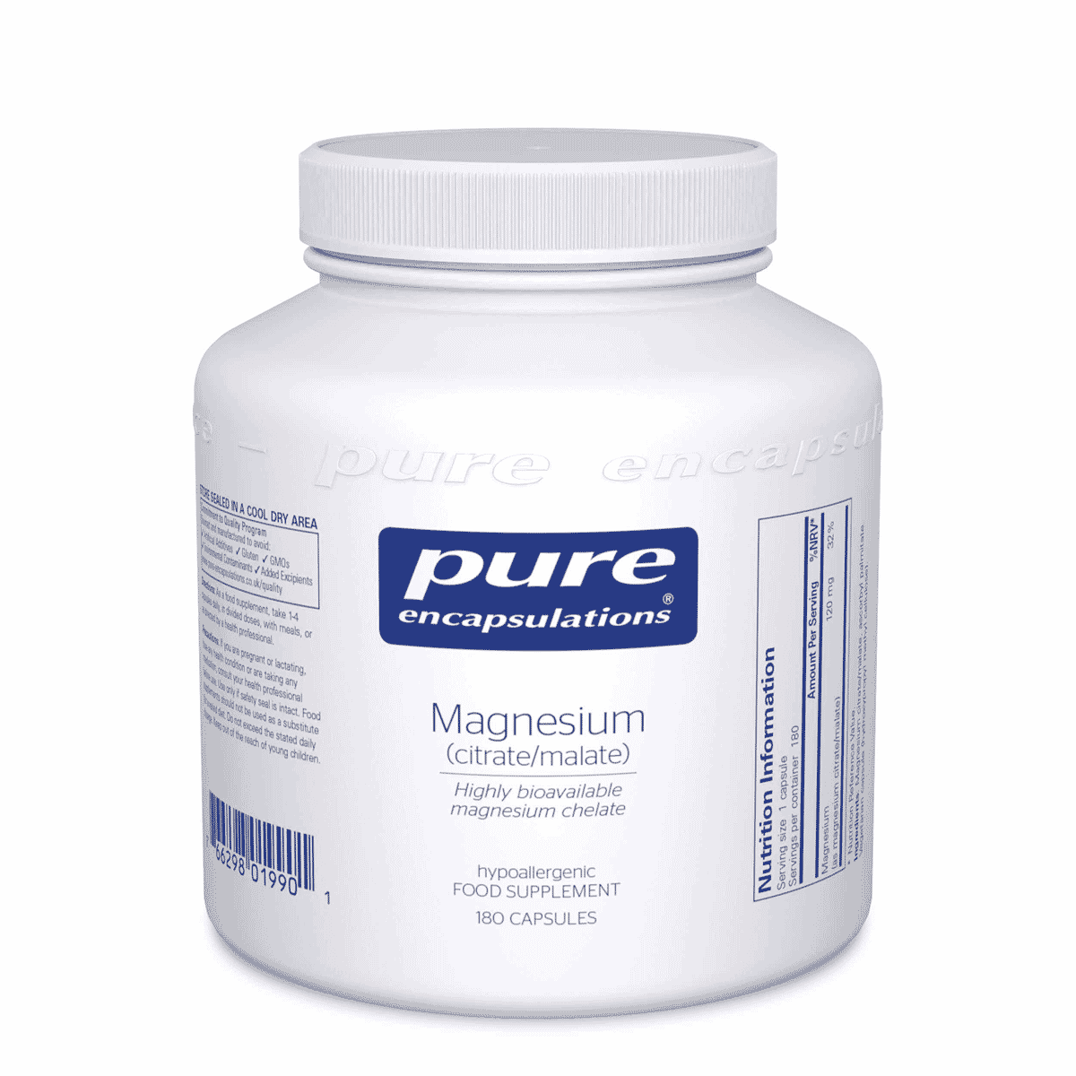 Magnesium (citrate/malate) 180s