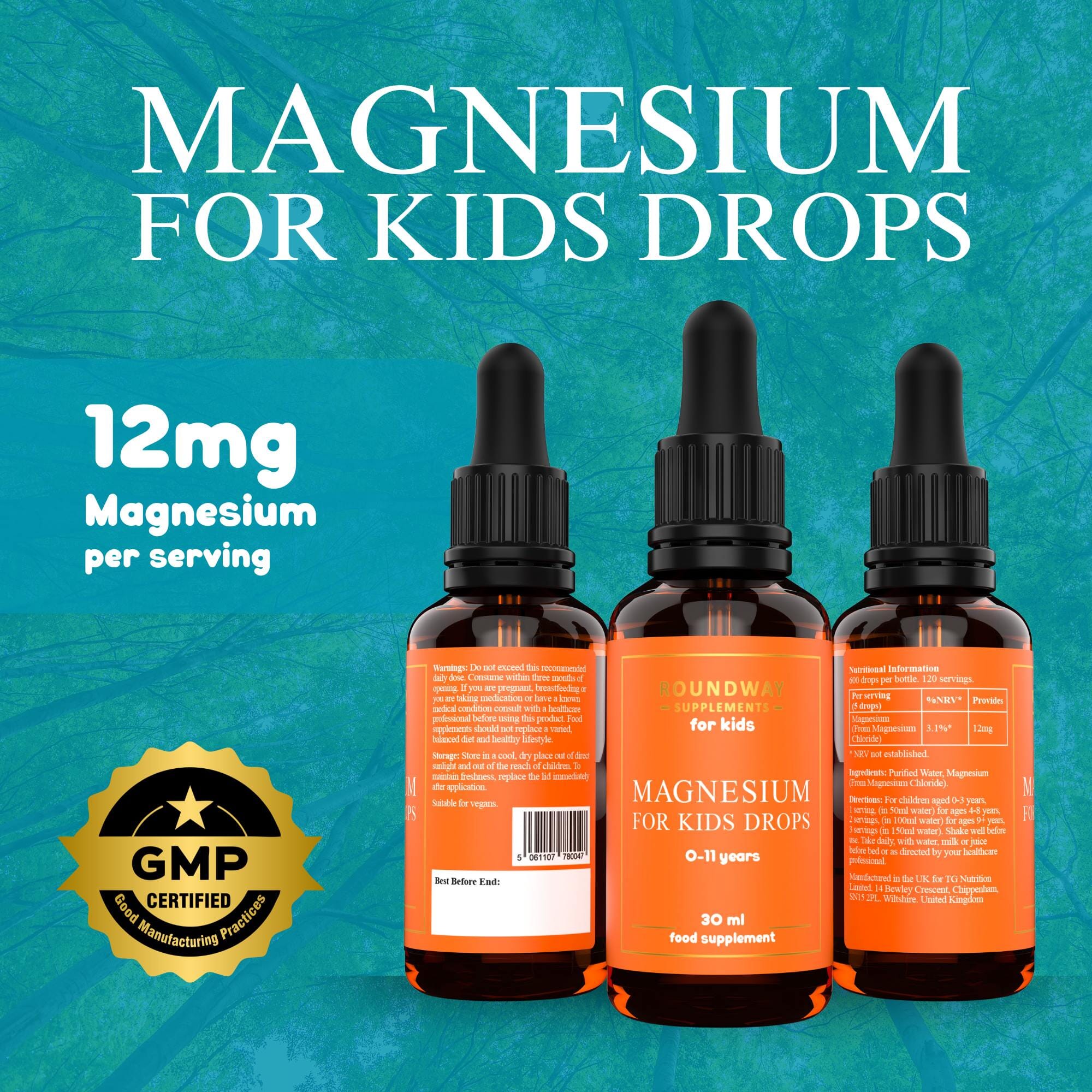 Magnesium for Kids Drops 30ml