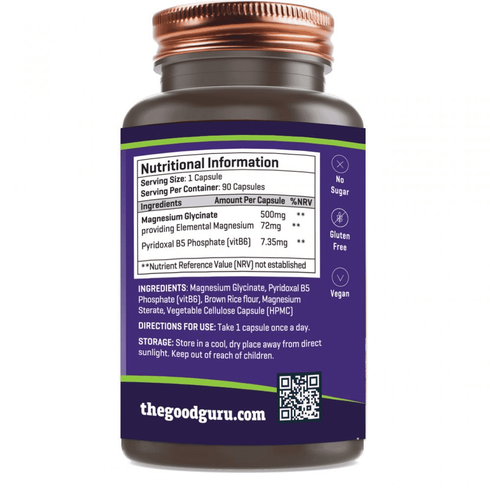 Magnesium Glycinate & Vitamin B6 90s