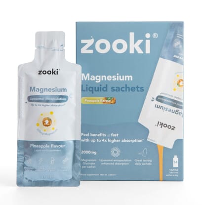 Magnesium Liquid Sachets Pineapple Flavour 2000mg 14x17ml CASE