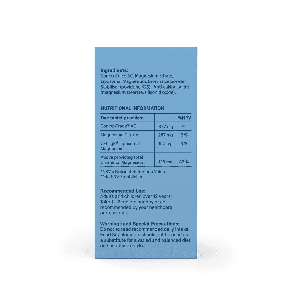 Magnesium Trace Mineral Complex 60s