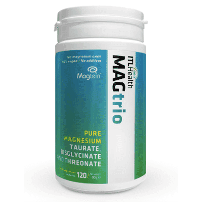 MAGtrio Pure Magnesium Taurate, Bisglycinate and Threonate 120s