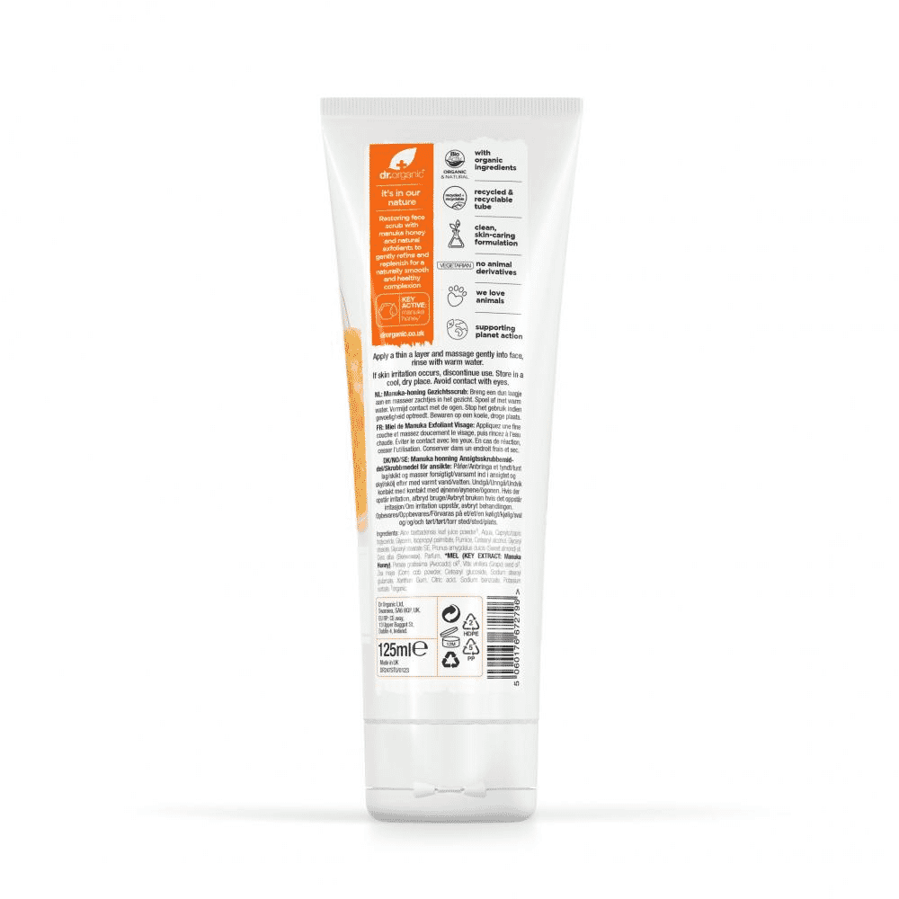 Manuka Honey Face Scrub 125ml