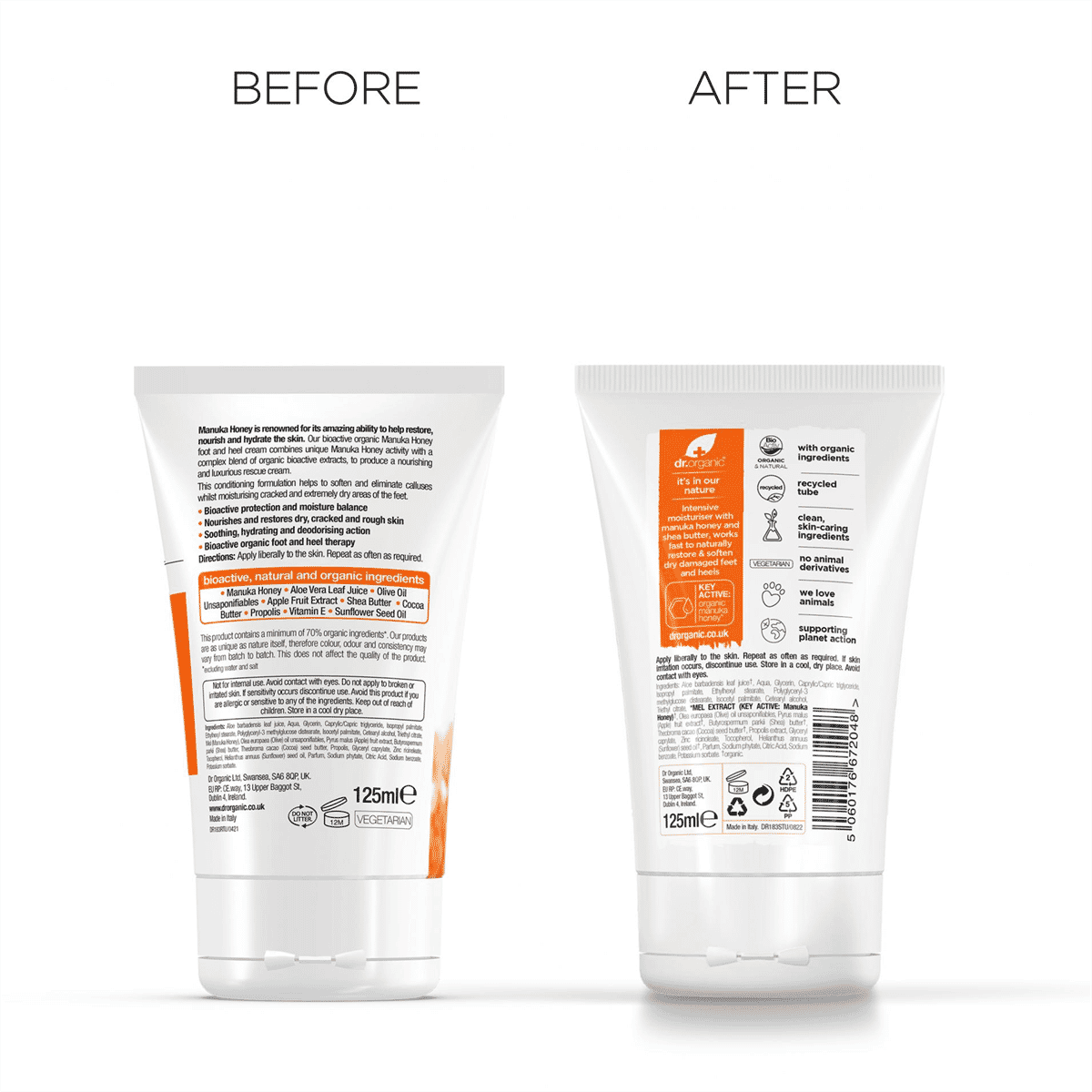 Manuka Honey Foot & Heel Cream 125ml