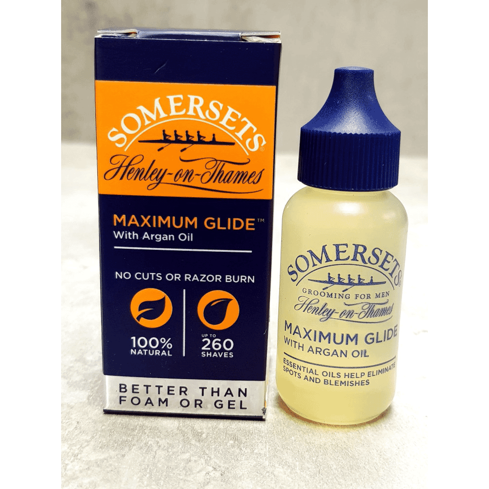 Maximum Glide with Argan Oil English Shaving Oil (Orange) 35ml