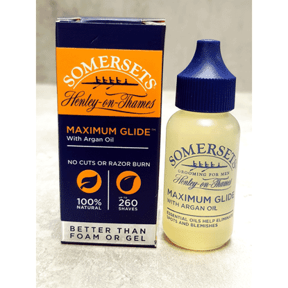 Maximum Glide with Argan Oil English Shaving Oil (Orange) 35ml