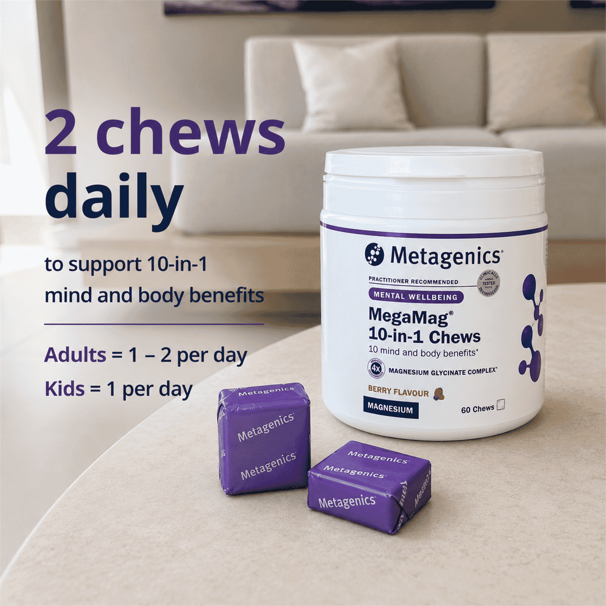 MegaMag® 10-in-1 Chews 60s